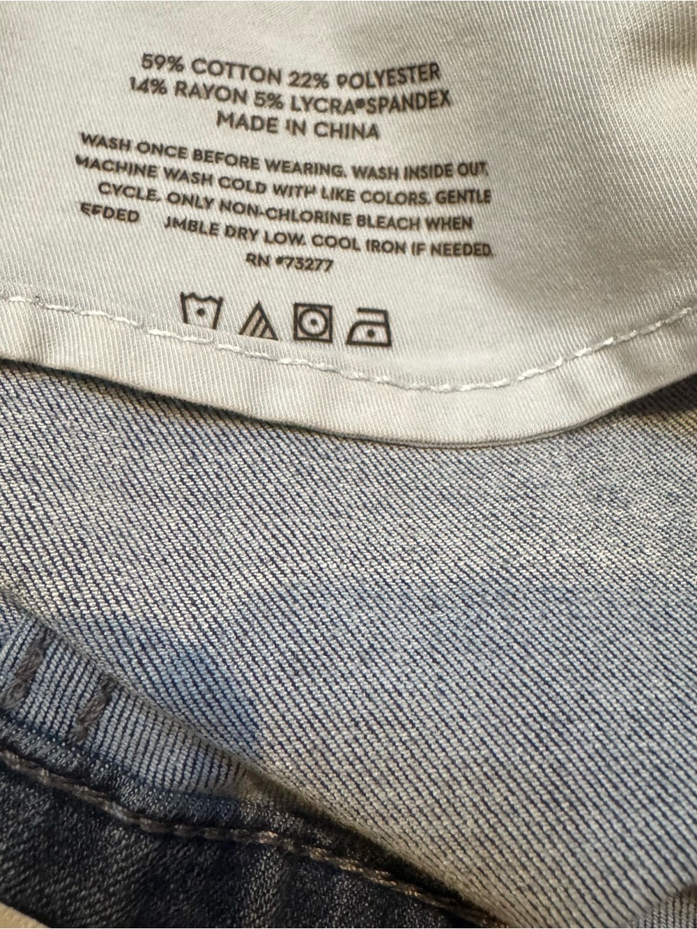 LC Lauren Conrad Dark Indigo Skinny Jeans - Picture 5 of 6